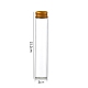 Botellas de vidrio transparente contenedores de abalorios CON-WH0085-75I-02-1
