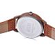 Imitation Leather Quartz Wristwatches WACH-D074-01-3