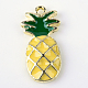 Pineapple Alloy Enamel Pendants X-ENAM-Q033-17-2