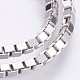 Electroplated 925 Sterling Silver Box Chains STER-I015-07A-2