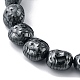 Non-Magnetic Synthetic Hematite Beaded Stretch Bracelets BJEW-H589-01I-2