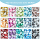 PandaHall Elite Drawbench & Baking Painted Glass Beads GLAA-PH0001-04-5