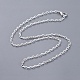 Messingkabelkette feine Halsketten NJEW-BB10869-16-1