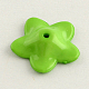 Opaque Acrylic Flower Bead Caps SACR-Q099-M53-3