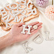 Alphabet Resin Pearl Patches DIY-TAC0005-45I-6