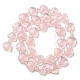 Fili di perline quarzo roso  naturale  G-C062-A07-01-3