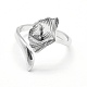 925 Sterling Silver Finger Ring Components STER-E060-05-3