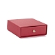 Caja de juego de joyería de cajón de papel cuadrado CON-C011-03B-02-1