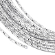 BENECREAT 12 Gauge 33 Feet Textured Silver Wire Diamond Cut Aluminum Craft Wire for Ornaments Making and Other Jewelry Craft Work
