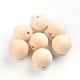 Perles rondes en bois non fini WOOD-Q008-35mm-LF-1