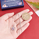 Creatcabin ожерелья с подвеской из стерлингового серебра 925 с родиевым покрытием SJEW-CN0001-15-3