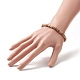 Coconut Beaded Stretch Bracelet for Men Women BJEW-JB09289-3