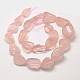 Nuggets Natural Rose Quartz Beads Strands G-N0128-68-2