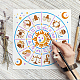 FINGERINSPIRE Zodiac Symbols Stencil Templates 30x30cm Astrological Stencil Plastic DIY Star Sign Zodiac Stencil Reusable Decoration Stencils for Painting on Wood DIY-WH0172-641-7