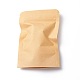 Emballage en papier kraft biodégradable écologique sac en papier à fermeture éclair CARB-P002-04-3