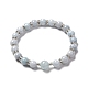 Ensemble de bracelet extensible en perles d'aigue-marine naturelle pour homme femme fille cadeau BJEW-JB06709-2