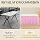 Jupe de table en polyester&nbsp;AJEW-WH20019-110A-6