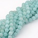 Chapelets de perles en amazonite naturelle G-G542-8mm-22-1
