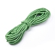 ジュエリー製作用綿糸スレッド  マクラメコード  3プライ  薄緑  2.3mm  約10 M /バンドル OCOR-WH0052-35A-1