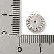 Латунные микропаве из прозрачного кубического циркония KK-G493-29A-P-4
