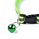 Collar reflectante de poliéster ajustable para perros / gatos MP-K001-A01-2