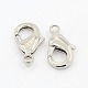 Grade AA Brass Lobster Claw Clasps for Necklace Bracelet Making X-KK-M007-A-P-NR-2