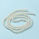 Chapelets de perles rondes en verre peint HY-Q003-6mm-02-3