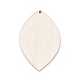 Unfinished Blank Wooden Earring  Pendants WOOD-WH0100-28-2