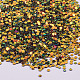 ネイルアート用品レーザーオーロラカラーグリッター  マニキュアスパンコール  キラキラネイルスパンコール  フラットラウンド  ダークチソウ  1~1.5x0.1mm MRMJ-S020-002B-1
