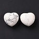 Coeur d'howlite naturel pierre d'amour G-P486-02E-3