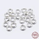 925 серебряное разделенное кольцо для прыжков STER-F036-01S-1x8mm-3