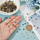 Fingerinspire 320 Stück 4 Farben rechteckige Schnallenverschlüsse aus Legierung FIND-FG0002-83-4