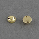 ハーフラウンドccbプラスチックリンク  ゴールドカラー  6x2.5mm  穴：1mm  約7000個/500g CCB-S066-26-1