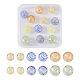 Gioielli pandahall 12 pz 6 perle di globo di vetro soffiato trasparente fatte a mano GLAA-PJ0001-03-1