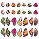 SUNNYCLUE 1 Box 56Pcs 14 Style Butterfly Wings Charms Butterflies Charm Insect Acrylic Double Sided Wing Charms for Jewelry Making Charms Earring Bracelet Necklace Keychain Supplies Adult Women Craft OACR-SC0001-11-1