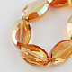 Electroplate Glass Beads Strands EGLA-S059-18x10.5mm-02-1