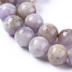 Natürlichen Amethyst Perlen Stränge G-L555-01-8mm-2