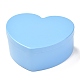 Cajas de joyas de plástico de corazón OBOX-F006-09C-1