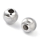925 perline in argento sterling placcato rodio STER-K173-01B-P-2
