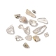 Perles de quartz rutile en or naturel G-O103-29-2