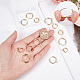SUNNYCLUE 1 Box 16Pcs Leverback Earring Findings 16/18/20/24mm Real 24K Gold Plated Stainless Steel Huggie Hoops Leverbacks Round Lever Backs Hinged Hoop Earring Hooks for Jewelry Making DIY Supplies STAS-SC0004-67G-3
