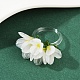 Handmade lampwork Fingerringe&nbsp;RJEW-P158-01-3