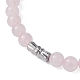 Halsketten mit abgestuften Perlen aus natürlichen gemischten Edelsteinen NJEW-JN04492-5