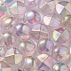 Placage uv perles acryliques transparentes lumineuses OACR-P010-05C-3