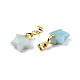 Natural Amazonite Charms X-G-N326-142-08-3
