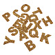 Parches de rhinestone de alfabeto FW-TAC0001-01F-2