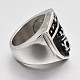 Fashionable Retro Men's 316 Stainless Steel Wide Band Finger Rings RJEW-J066-06-22mm-3