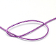 丸アルミ線  柔軟なクラフトワイヤー  ビーズジュエリー人形クラフト作り用  暗紫色  18ゲージ  1.0mm  200m / 500g（656.1フィート/ 500g） AW-S001-1.0mm-11-2