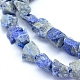 Grezzi grezzi naturali lapis lazuli perline fili G-I279-B08-3