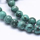 Chapelets de perles en turquoise naturelle X-TURQ-G148-06-6mm-3